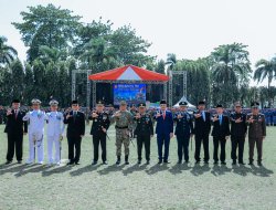 Puncak Peringatan HUT ke-80 TNI, Kodam XXI/Radin Inten Gelar Upacara di Lapangan Korpri