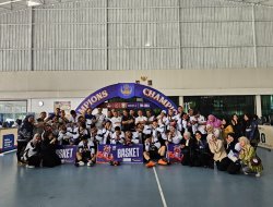 Tim Basket Kemenimipas Raih Emas PORNAS XVII KORPRI