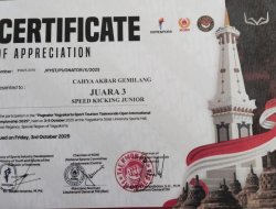 Siswa SMK Negeri 9 Bandar Lampung Raih Juara 3 Internasional di Kejuaraan Taekwondo Yogyakarta