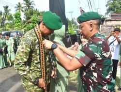 Pangdam XXI/Radin Inten Kunjungi Kodim 0424/Tanggamus dan Berikan Arahan kepada Prajurit dan Persit