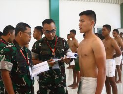 Jaring Putra Terbaik Bangsa, Kasdam XXI/RI Pimpin Langsung Sidang Parade Penerimaan Caba PK TNI AD Gelombang II TA 2025