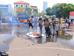 Polresta Bandar Lampung Gelar Simulasi Sispamkota