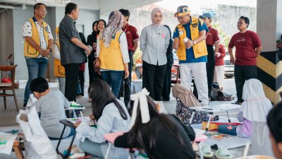 Wakil Gubernur Lampung Jihan Nurlela Hadiri Kegiatan Peduli Kesehatan Mental Anak Berkebutuhan Khusus yang Digelar CIMSA Fakultas Kedokteran Unila dan Lions Club Bandar Lampung