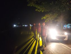 Patroli Hunting KRYD, Satreskrim Polres Way Kanan Ajak Pengguna Jalan Gunakan Layanan 110