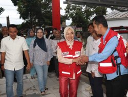 Ketua PMI Lampung Ibu Purnama Wulan Sari Kunjungi Lampung Barat, Kobarkan Semangat Relawan Kemanusiaan