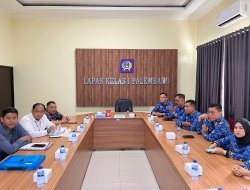 Tingkatkan Penilaian opini penyelenggaraan publik, Lapas Palembang Terima Kunjungan dari Ombudsman Perwakilan Sumatera Selatan