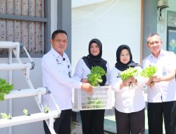 Lapas Narkotika Bandar Lampung Dukung Program Ketahanan Pangan Melalui Pertanian Hidroponik