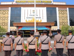 Jabatan 2 Kasat dan 1 Kapolsek di Polresta Bandar Lampung Diserahterimakan