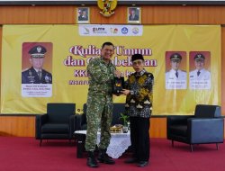 KULIAH UMUM PANGDAM XXI/RADIN INTEN: MAHASISWA ITERA HARUS SIAP MENGABDI UNTUK NEGERI