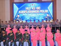 HUT Brimob Polri KE-80: Kapolda Lampung Tekankan Komitmen Pelayanan Untuk Kemanusiaan