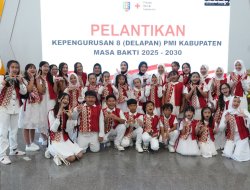 Pelantikan Pengurus PMI Lampung, Wagub Jihan Serukan Aksi Nyata dan Ketulusan Melayani