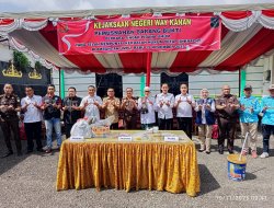 Kejari Way Kanan Musnahkan Barang Bukti 20 Perkara, Kasus Narkoba Masih Jadi Ancaman Serius