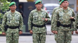 Danrem 043/Garuda Hitam Hadiri Pemberian Piagam Penghargaan Pangdam XXI/Radin Inten kepada Prajurit Korem 043/Gatam