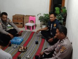 Ciptakan Kamtibmas Kondusif, Polsek Way Tuba Cooling System Sambangi Kakam Ramsai