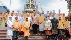 Gubernur Mirza Tegaskan Komitmen Kebersamaan Umat Hindu dalam Pembangunan Lampung pada Pujawali ke-80 di Pura Kerthi Bhuana