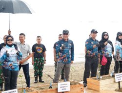 Danrem 043/Garuda Hitam Hadiri Rangkaian Peringatan HUT Ke-80 Korps Marinir di Marines ECO Park Brigif 4 Marinir/BS