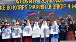 Pangdam XXI/Radin Inten Hadiri Acara Puncak Hut Ke-80 Korps Marinir