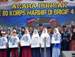 Pangdam XXI/Radin Inten Hadiri Acara Puncak Hut Ke-80 Korps Marinir