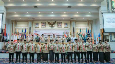 Gubernur Lampung Rahmat Mirzani Djausal Lantik Jihan Nurlela sebagai Ketua Kwarda Pramuka Lampung Periode 2025-2030