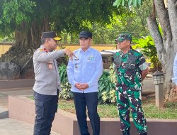 Kasdam XXI/Radin Inten Hadiri Apel Ojol, Bakti Sosial, Bakti Kesehatan, dan Penyerahan Bantuan Kemanusiaan di Provinsi Sumatera Barat