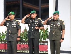 Pangdam XXI/RI Pimpin Ziarah Rombongan Peringati Hari Juang TNI AD Tahun 2025
