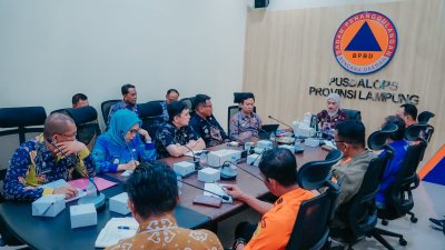 Pemprov Lampung Tingkatkan Kesiapsiagaan Hadapi Ancaman Hidrometeorologi, Wagub Tegaskan Keselamatan Warga Nomor Satu