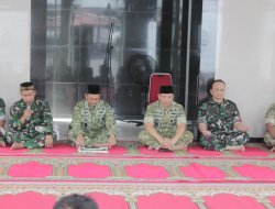 Prajurit Dan PNS Korem 043/Gatam, Gelar Do’a Bersama  Jelang Hari Juang TNI AD Ke-80 Tahun 2025