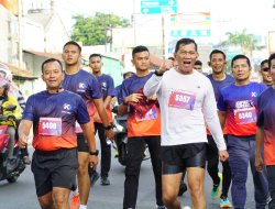 Berlari Bersama Warga, Pangdam XXI/Radin Inten Ajak Masyarakat Hidup Sehat dan Bersatu