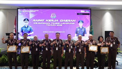 Kejari Way Kanan Raih Penghargaan Capaian Kinerja 2025