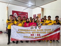 Bakti Sosial Religi dan Donor Darah Warnai Peringatan HUT Intelijen Polri ke-80 di Way Kanan