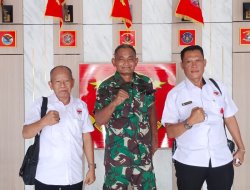 Ketua Umum Garuda Berwarna Nusantara Kunjungi Markas Marinir Piabung, Tawarkan Program Digitalisasi