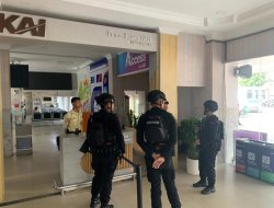 Gegana Brimob Lampung Perkuat Pengamanan Kota, Patroli Humanis Sasar Titik Keramaian