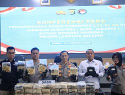 Kamuflase Jengkol Gagal, Polisi Gagalkan Peredaran 122 Kg Sabu Jaringan Aceh–Jakarta