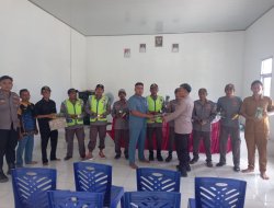 Satbinmas Polres Way Kanan Perkuat Peran Satkamling di Kampung Bandar Sari