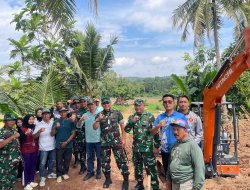 Jembatan Gantung Segera Dibangun, Danrem 043/Gatam Tinjau Lokasi di Gadingrejo Pringsewu