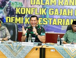 Pangdam XXI/Radin Inten Hadiri Dialog “Gerakan Bersatu Dengan Alam” Bahas Konflik Gajah-Manusia di TNWK