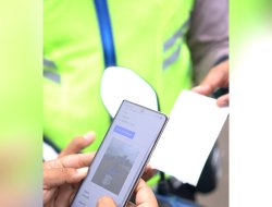 Satlantas Polresta Bandar Lampung Optimalkan ETLE Handheld pada Operasi Keselamatan Krakatau 2026