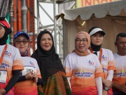 Eva Dwiana Hadiri Bank Lampung Run 2026, Ajak Warga Terapkan Pola Hidup Sehat