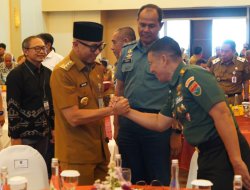 Sinergi Pemerintah dan Forkopimda Perkuat Ketahanan Pangan, Kasrem 043/Gatam Ikuti HLM TPID Lampung Jelang Ramadan