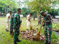 Korem 043/Gatam Dorong Gerakan Zero Waste Lewat Karya Bakti di Terminal 16C Mulyojati