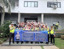 SATGAS PREEMTIF OPS KESELAMATAN KRAKATAU 2026 POLDA LAMPUNG INTENSIFKAN SOSIALISASI KESELAMATAN LALU LINTAS DI TITIK-TITIK RAMAI