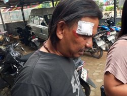 Diduga Akibat Tumpahan Solar, Dua Pengendara Motor Alami Laka Lantas di Jalan Ir. H. Juanda Dekat Stadion Pahoman, Bandar Lampung