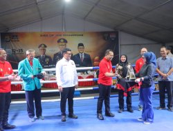 Bunda Eva Dwiana Hadiri Pembukaan Kejuaraan Tinju Amatir Polresta Bandar Lampung, Dorong Lahirnya Atlet Berprestasi Lampung