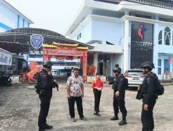 Gegana Brimob Lampung Perkuat Pengamanan Gereja di Bandar Lampung Saat Ibadah Minggu
