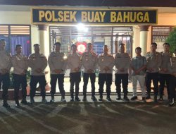 Kunker di Polsek Buay Bahuga, Kapolres Tekankan Anggota Jauhi Narkoba Kejar Prestasi