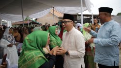 Gubernur Rahmat Mirzani Djausal dan Ibu Purnama Wulan Sari Gelar Safari Ramadan di Lampung Tengah