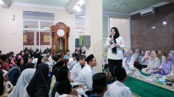 Safari Ramadhan 1447 H di Bandar Lampung, Eva Dwiana Apresiasi Kehadiran Rahmat Mirzani Djausal di Masjid Jami Al-Muballigh