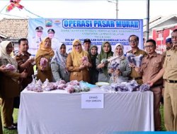 Pemkab Lampung Selatan Gelar Bazar Sembako Ramadhan, Harga Lebih Terjangkau dan Diserbu Warga