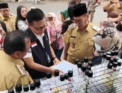 BPOM Beserta Satgas Pangan Bandar Lampung Melakukan Uji Sampling Penjualan Takjil