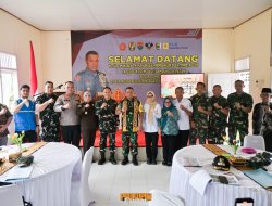 Bupati Nanda Dampingi Wasev Panglima TNI Tinjau TMMD Ke-127 Kodim 0421/Lampung Selatan